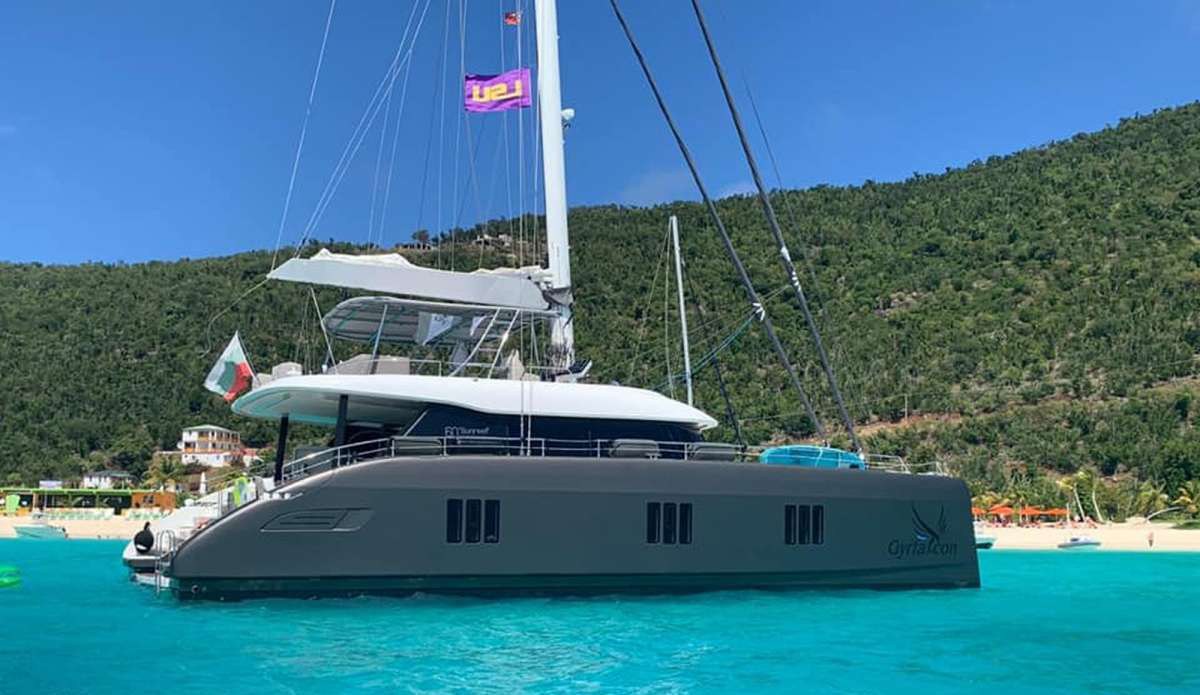 rent a catamaran usvi